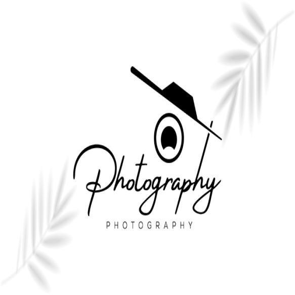 Camera Logo Modern Photography Signature Logo Icon Vector