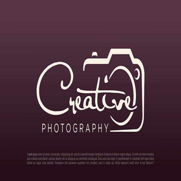 Creative Photography Logo Design Vector Template