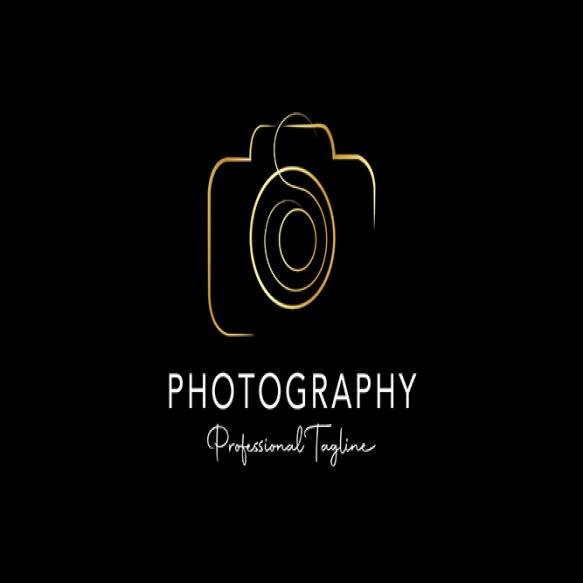 Hand Drawn Camera Photography Logo