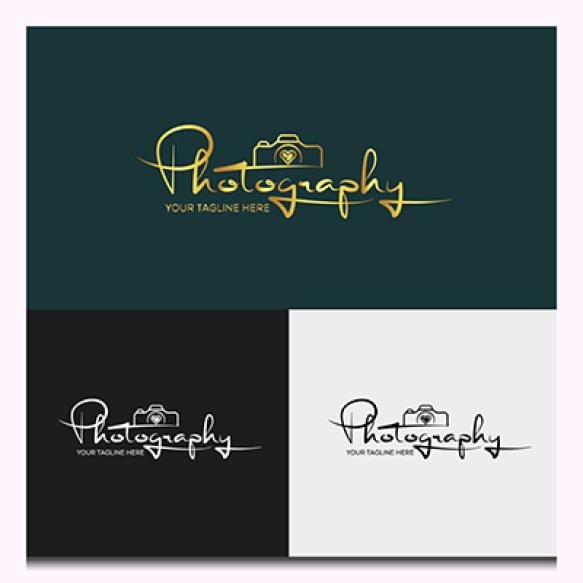 Photography Studio Logo Template Photographer Photo Company Brand Branding Corporate Identit