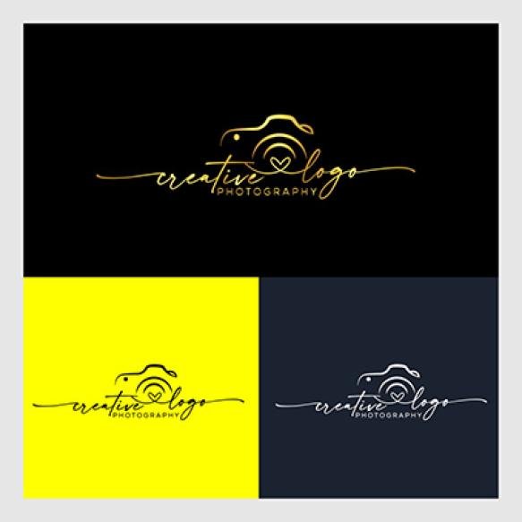 Photography Studio Logo Template Photographer Photo Company Brand Branding Corporate Identity