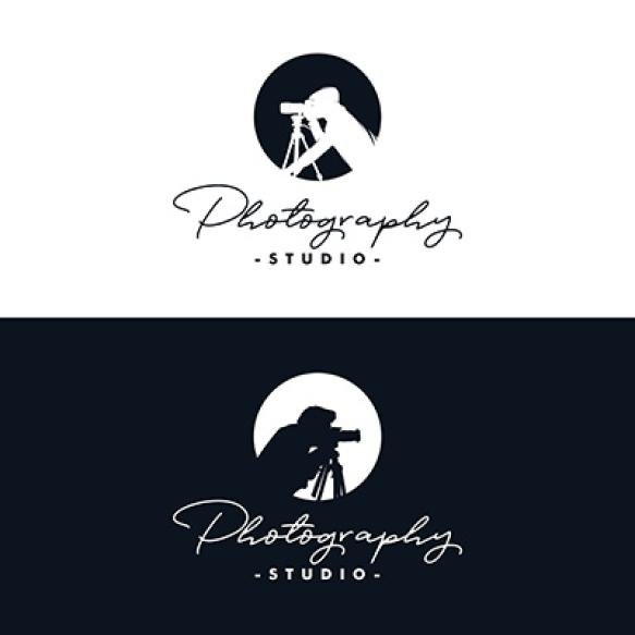 Set Photography Photo Studio Logo
