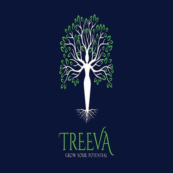 Treeva Logo Harmony Nature Woman
