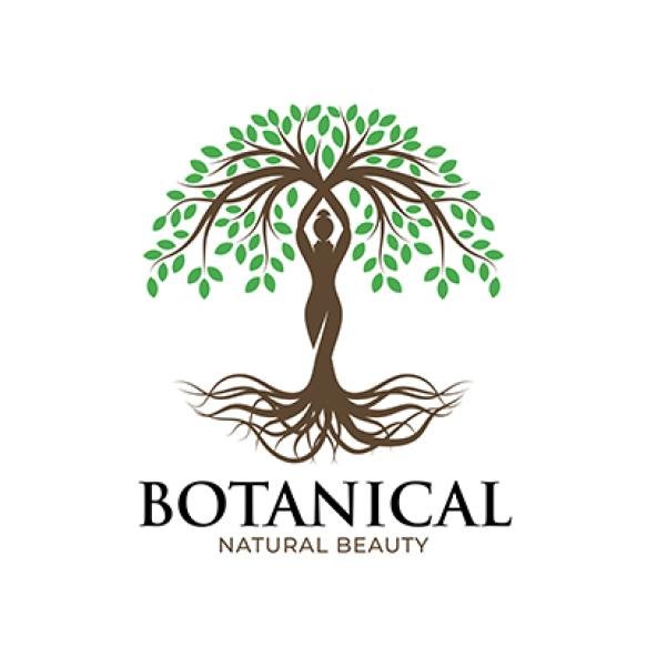 Woman Beauty Tree Logo Template