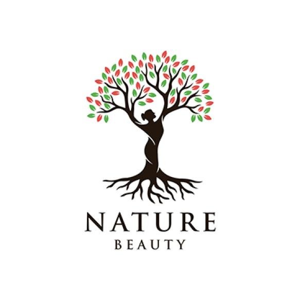 Woman Nature Tree Beauty Logo Colorful Tree Vector Illustration With Circle Abstract Woman Shape
