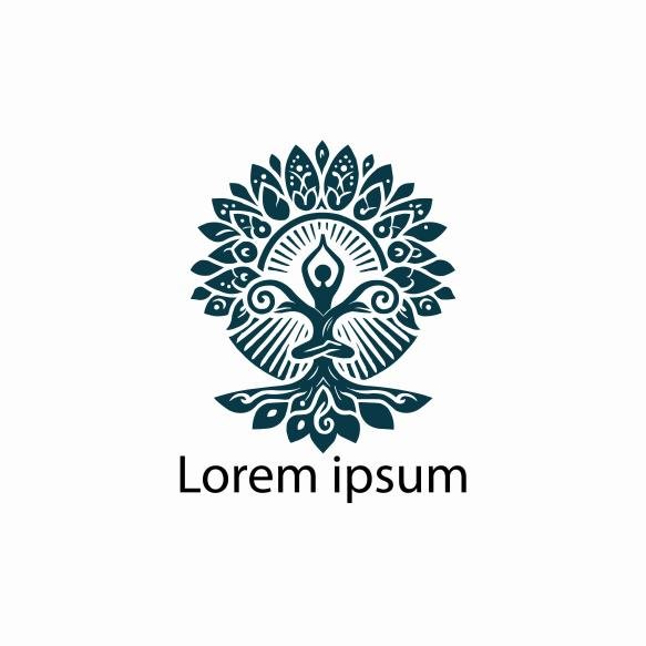 Yoga Tree Logo Design 2