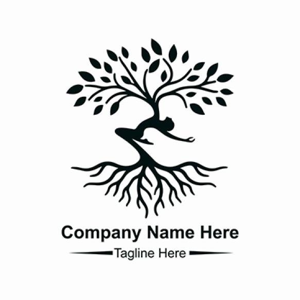Yoga Tree Logo Vector (1)