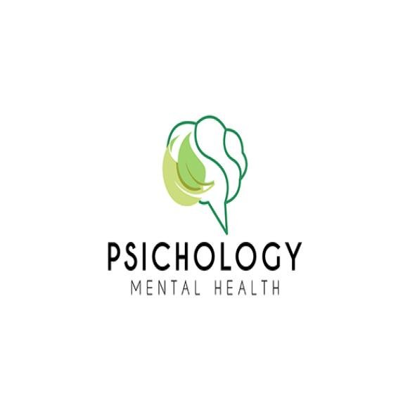 Brain Logo Brain With Natural Leaf Symbol Freedom Psychology