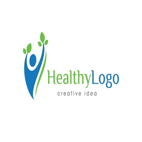 Creative Healthy People Concept Logo Design Template