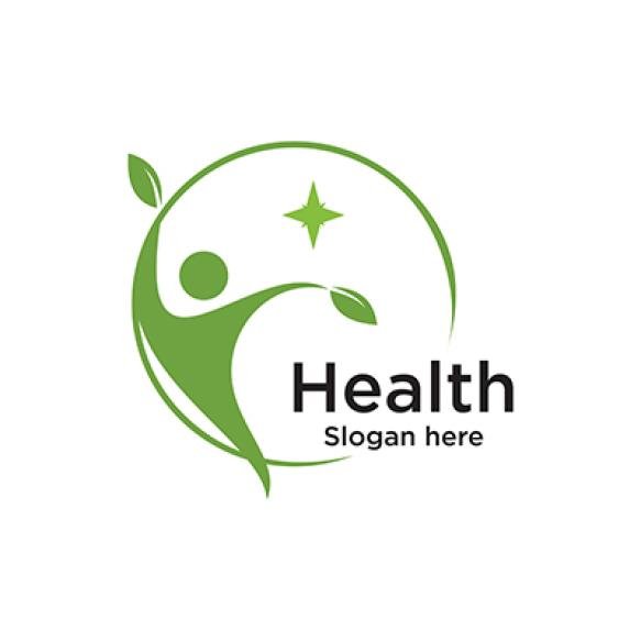 Health Logo Design Simple Concept Premium Vector