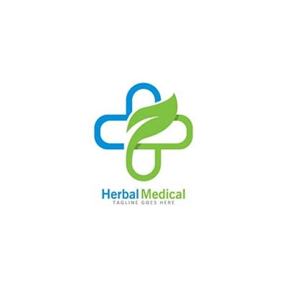 Herbal Medical Logo Vector Icon Illustration