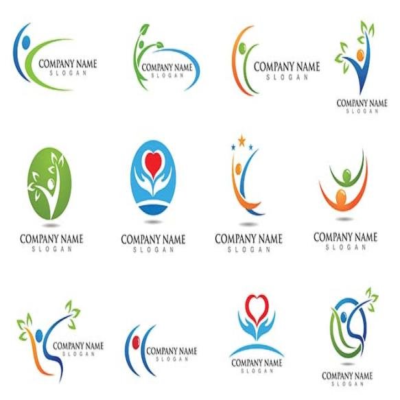 Human Character Logo Sign Illustration Vector Design