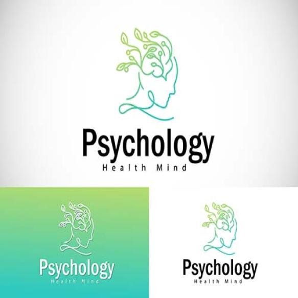 Psychology Logo Creative Design Concept Nature Health Mind