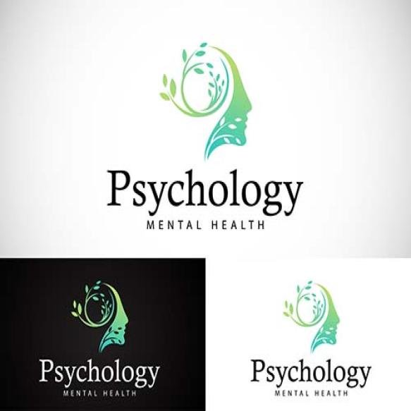 Psychology Logo Creative Health Brain Design Nature Life Concept Head People (1)