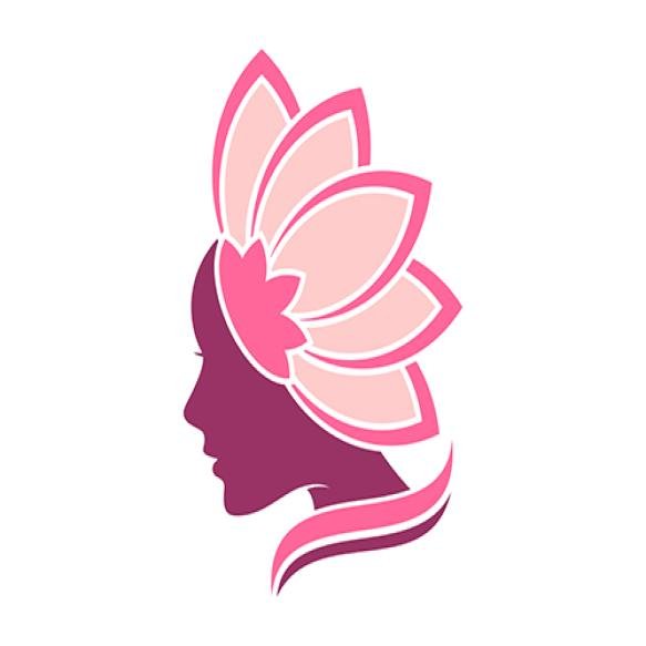 Beautiful Woman With Lotus Crown