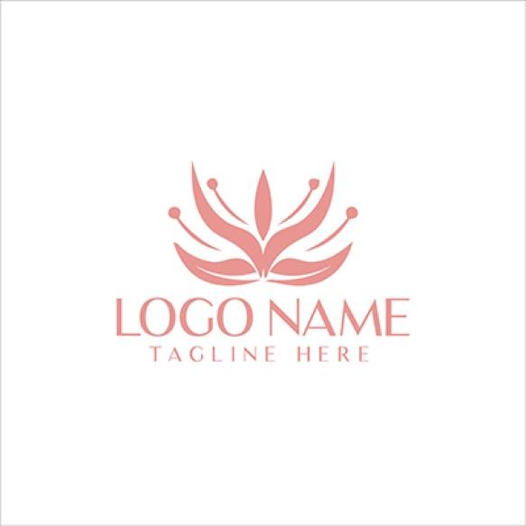 Female Hair Beauty Logo Premium Vector