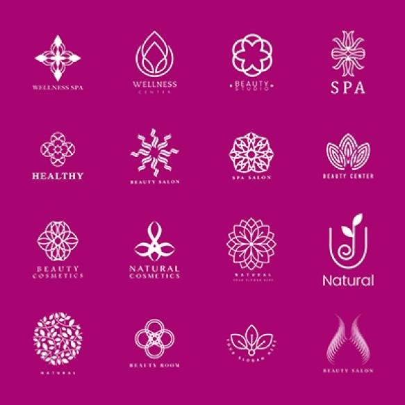 Set Spa Beauty Logo Vector (1)