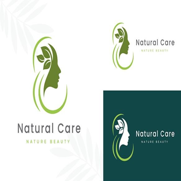 Woman Face Natural Shape Logo Design Template Beauty Salon Massage Cosmetic Spa