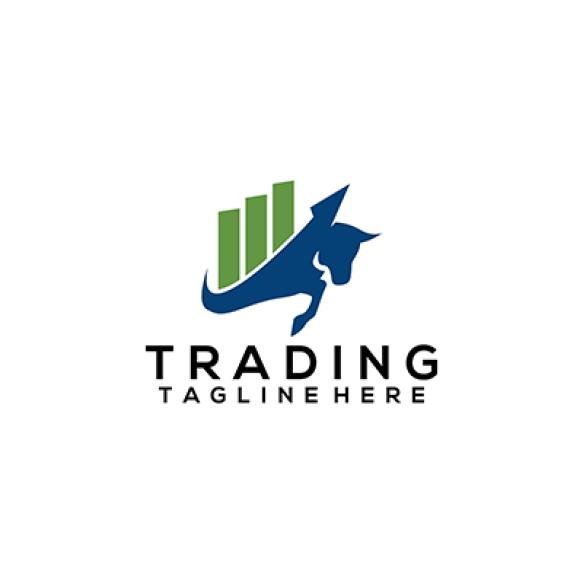 Financial Logo Concept Trading Logo Trading Logo Template Vector