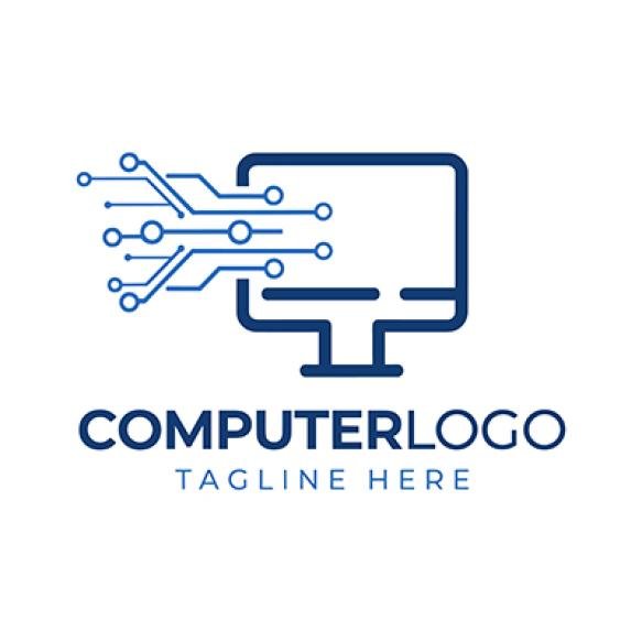 Computer Screen Computer Logo Design