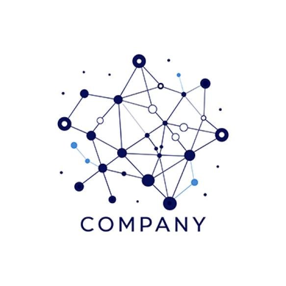 Creative Logo Design Technology Company Vector Illustration