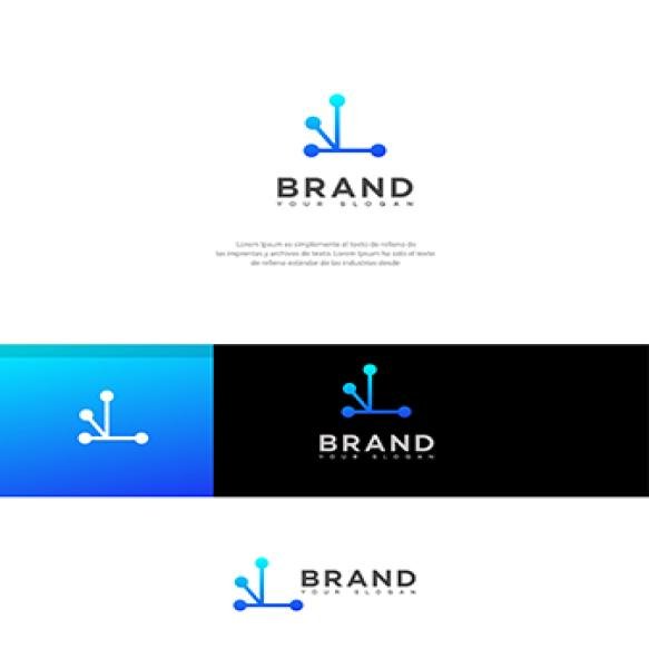 L Letter Logo Icon Brand Identity Sign L Letter Symbol Template