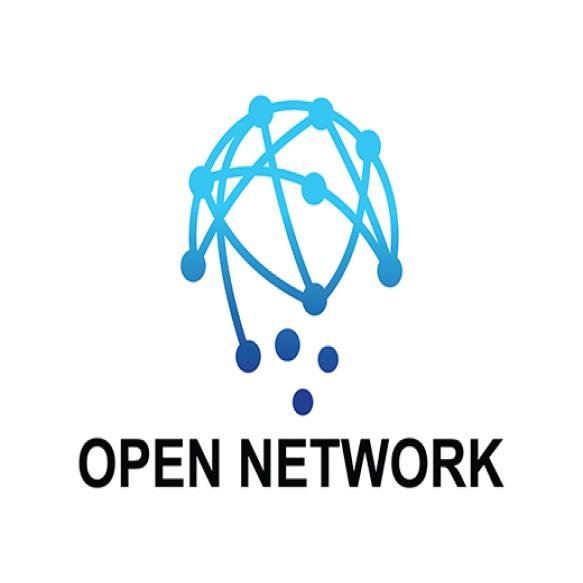 Open Network Logo With Blue Dots It
