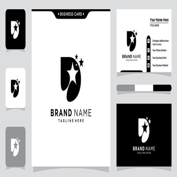 Al La Abstract Vector Logo Monogram Template