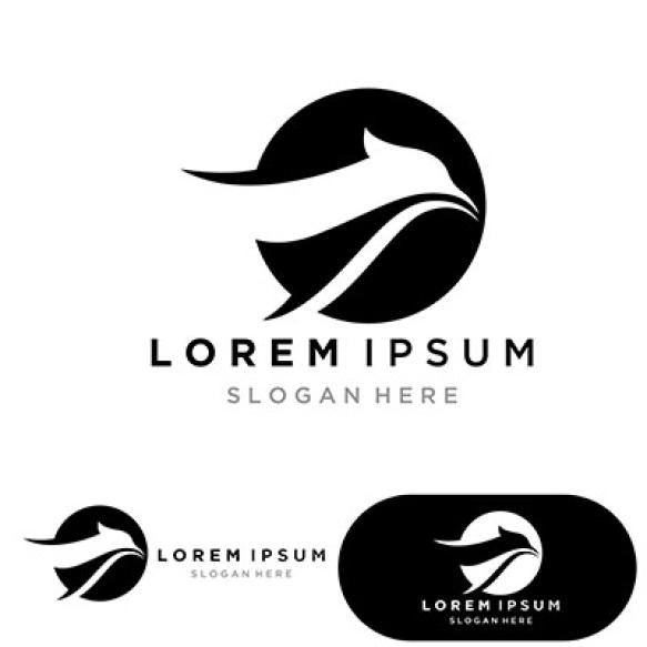 Eagle Icon Logo Design Vector Template