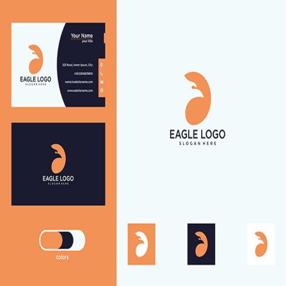Eagle Logo Design Business Card