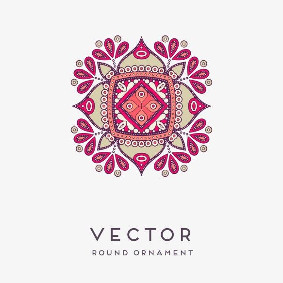 Decorative Hand Drawn Mandala Illustration
