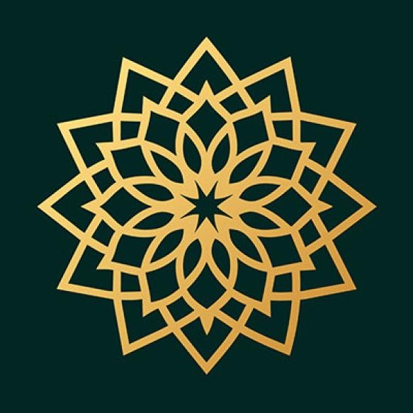 Luxury Golden Ornamental Mandala Effect Design Decorative Pattern Transparent Background