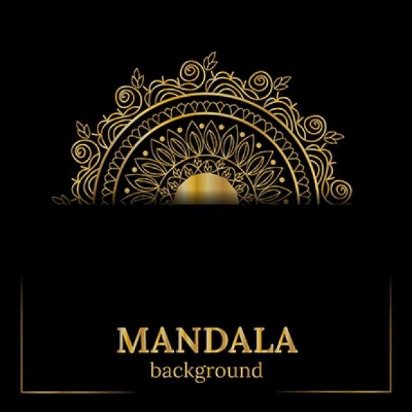 Luxury Mandala Background With Golden Arabesque Pattern