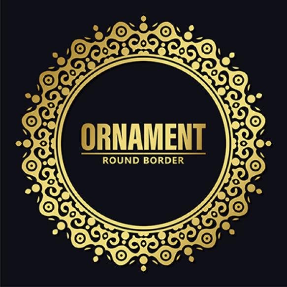 Luxury Ornament Pattern Circle Design