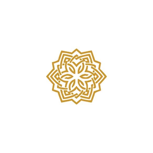 Mandal Set Islamic Golden Elements Symbol