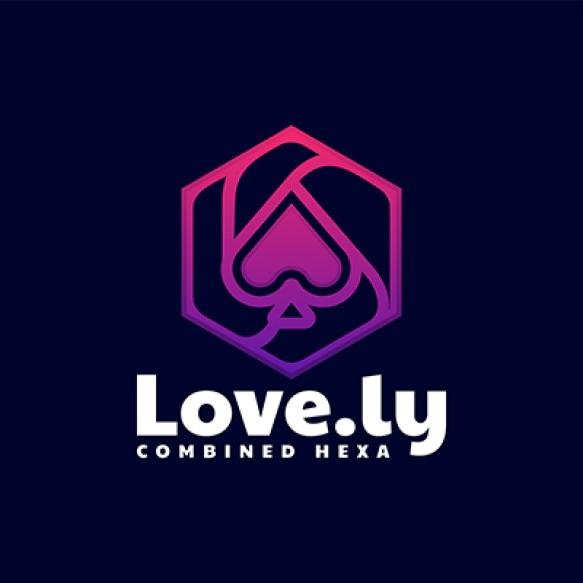 Vector Logo Illustration Lovely Gradient Colorful Style