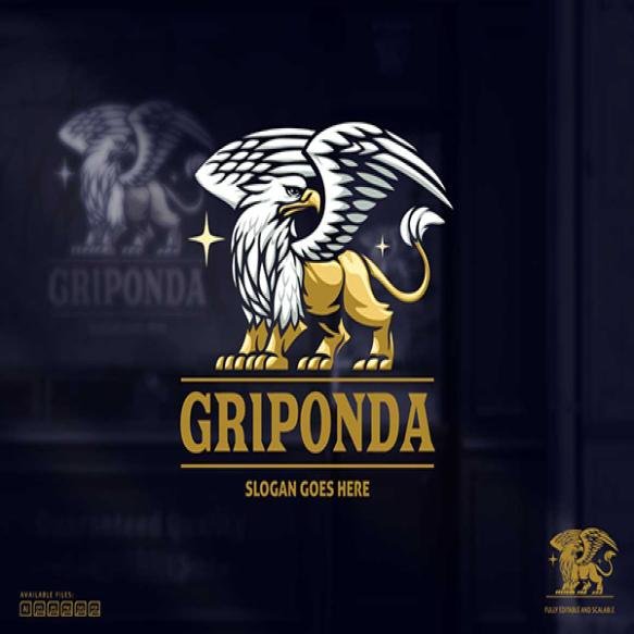 Elegant Winged Griffin Logo 2024 05 17 17 59 31 Utc