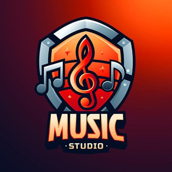 Emblem Music Logo Design