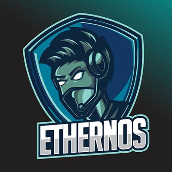 Male Gamer E Sport Logo Design Template With Headphone