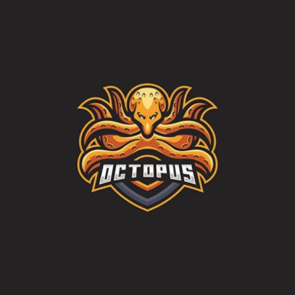 Octopus Esport Logo Template
