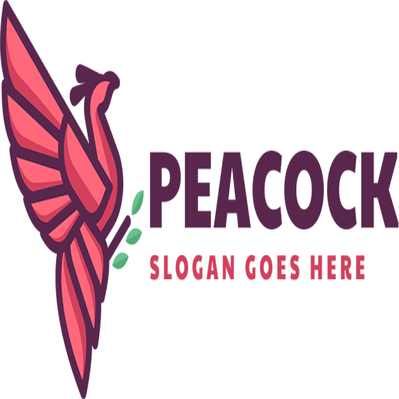Peacock Simple Mascot Logo 2024 07 29 18 56 59 Utc