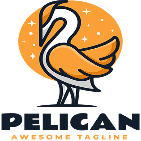 Pelican Simple Mascot Logo 2024 04 26 23 10 37 Utc