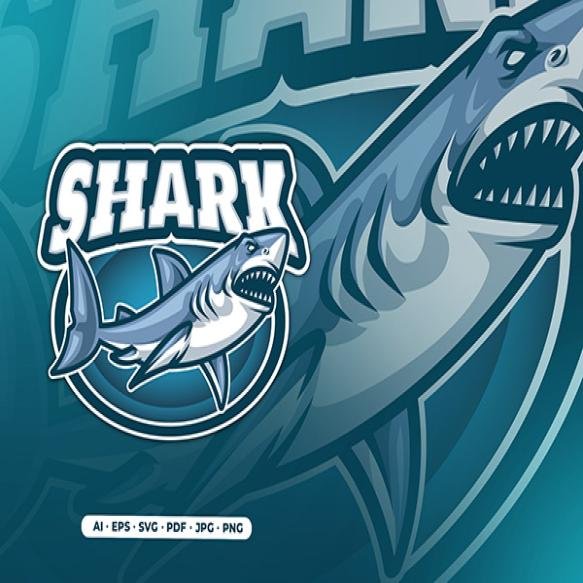 Shark Mascot Logo For Gaming And Sports Logo 2023 11 27 05 10 45 Utc