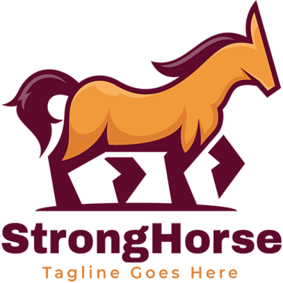 Strong Horse Simple Mascot Logo 2024 03 22 18 45 09 Utc