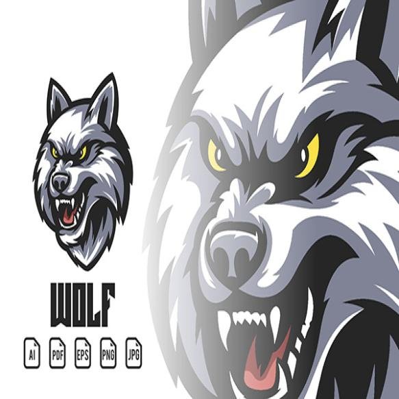 Wolf Mascot Logo Illustration 2024 08 02 16 34 30 Utc