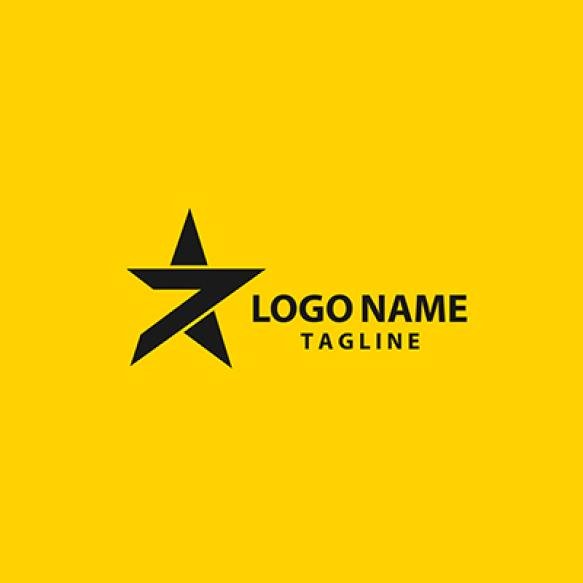 Seven Star Logo Design Vector