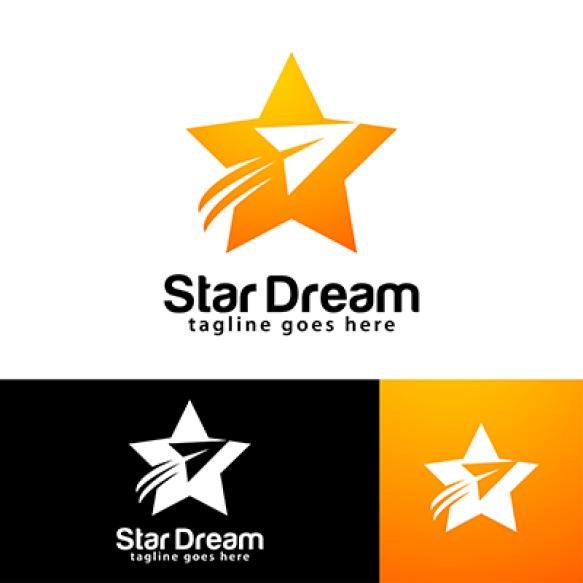 Star Dream Logo Design Template