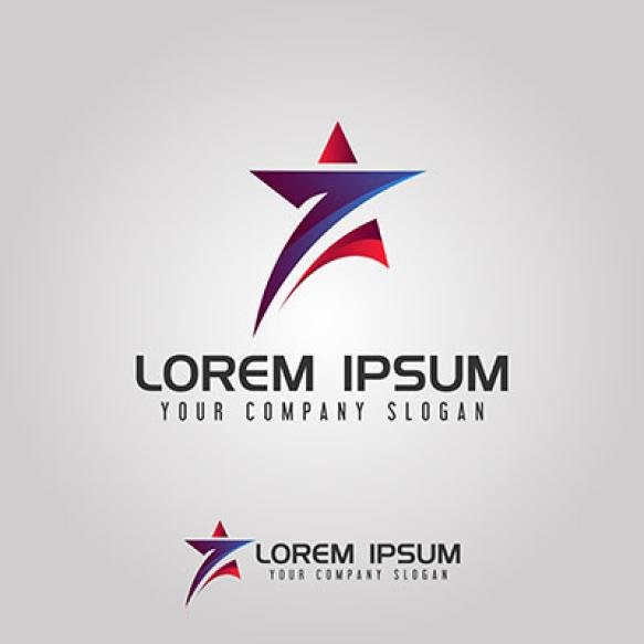 Star Logo Seven Design Concept Template