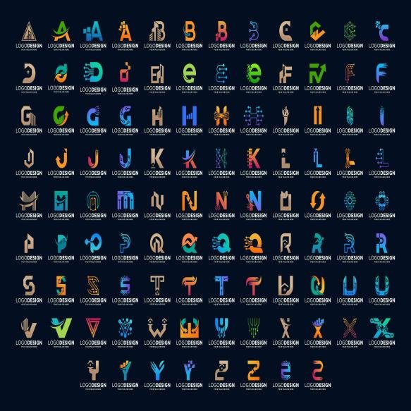 Collection Letter Z Logo Design Creative Symbol Business