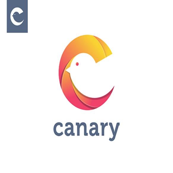 Letter C Canary Logo Template